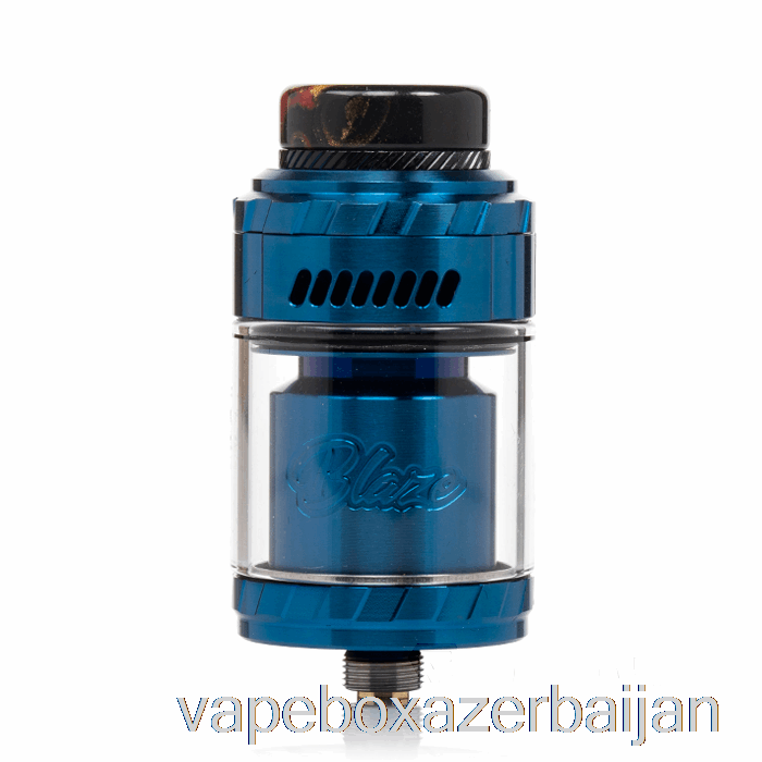 Vape Box Azerbaijan Thunderhead Creations Blaze Solo 25mm RTA Blue